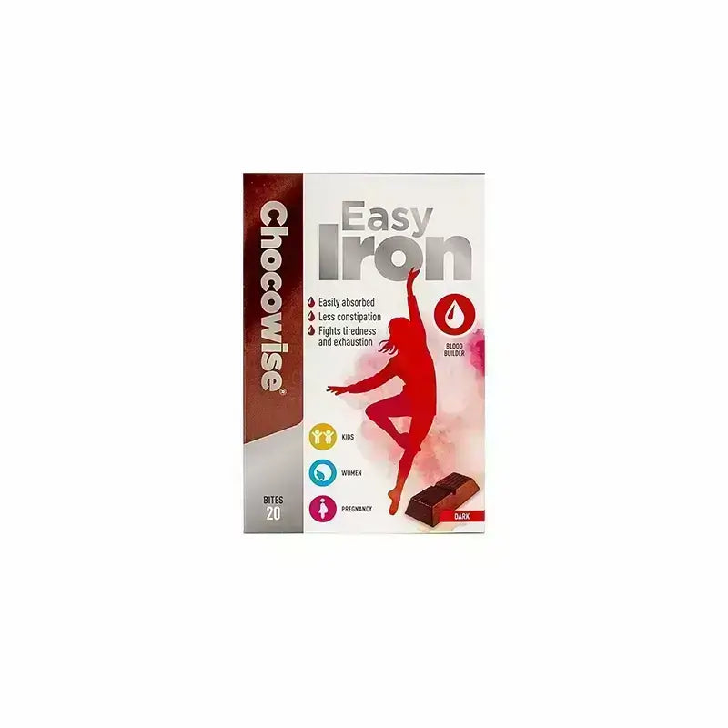 Easy Iron Chocowise Dark 20 Bites X 5 g
