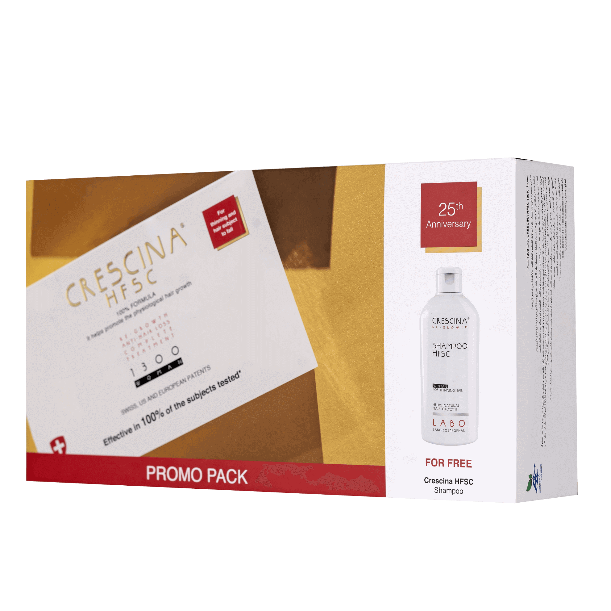 Crescina Promo Pack Women (Complete 1300 + Shampoo)