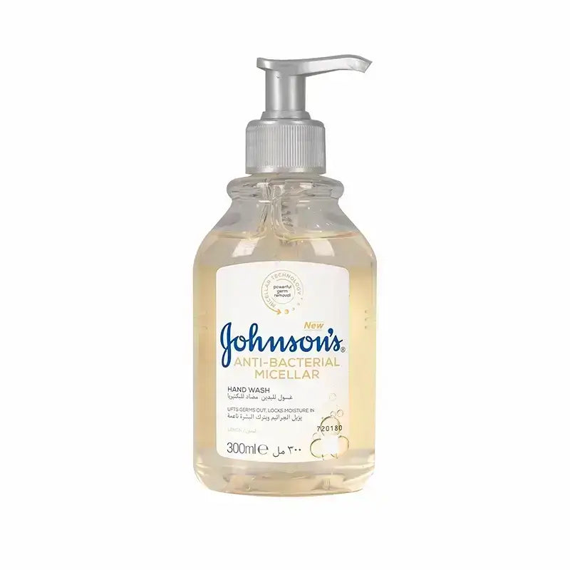 Johnson's Anti-Bacterial Micellar Hand Wash Lemon 300 ml