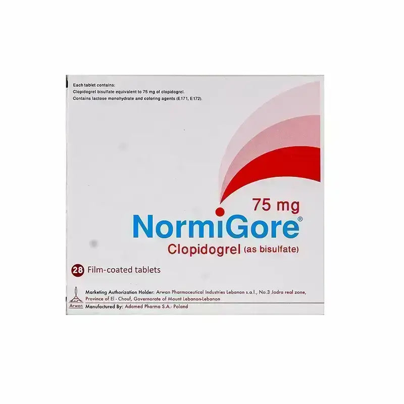 Normigore 75 mg 28 F/C Tabs