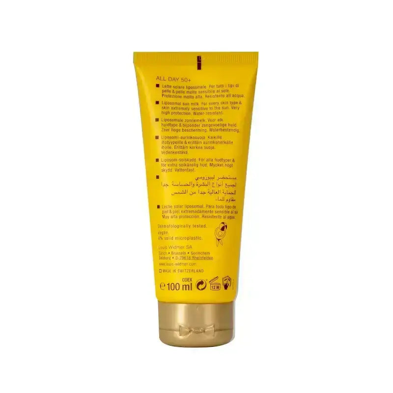 Louis Widmer All Day SPF +50 Sun Milk 100 ml 0350