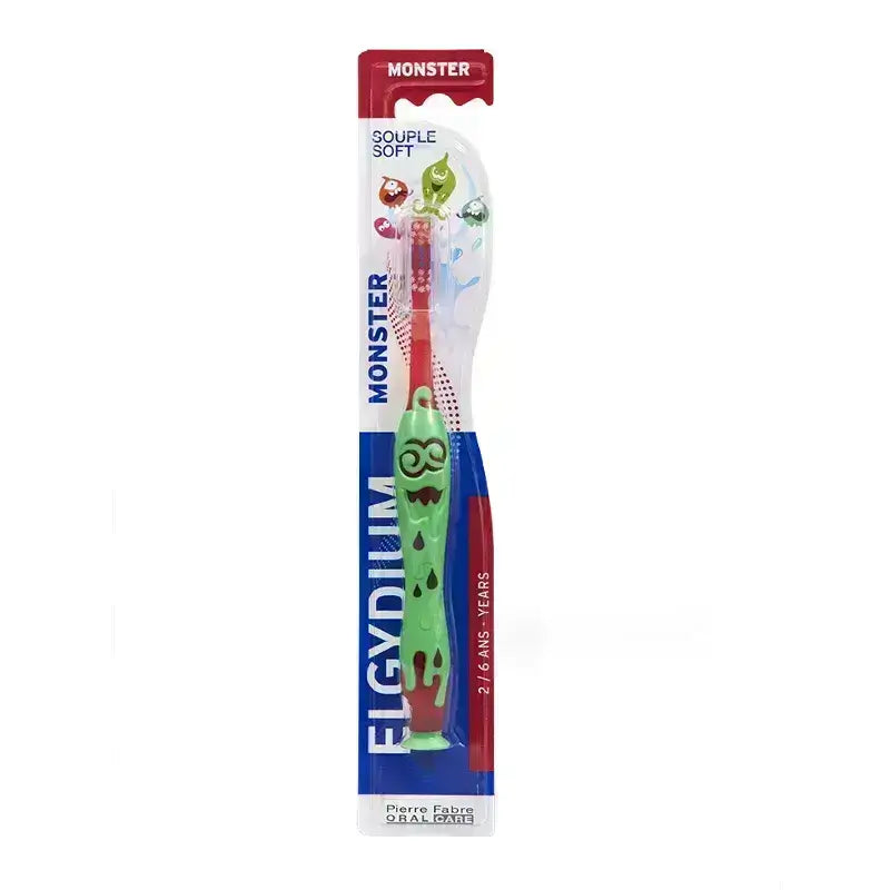 Elgydium Kids Monster 2-6 Years Toothbrush Soft 1 Pc