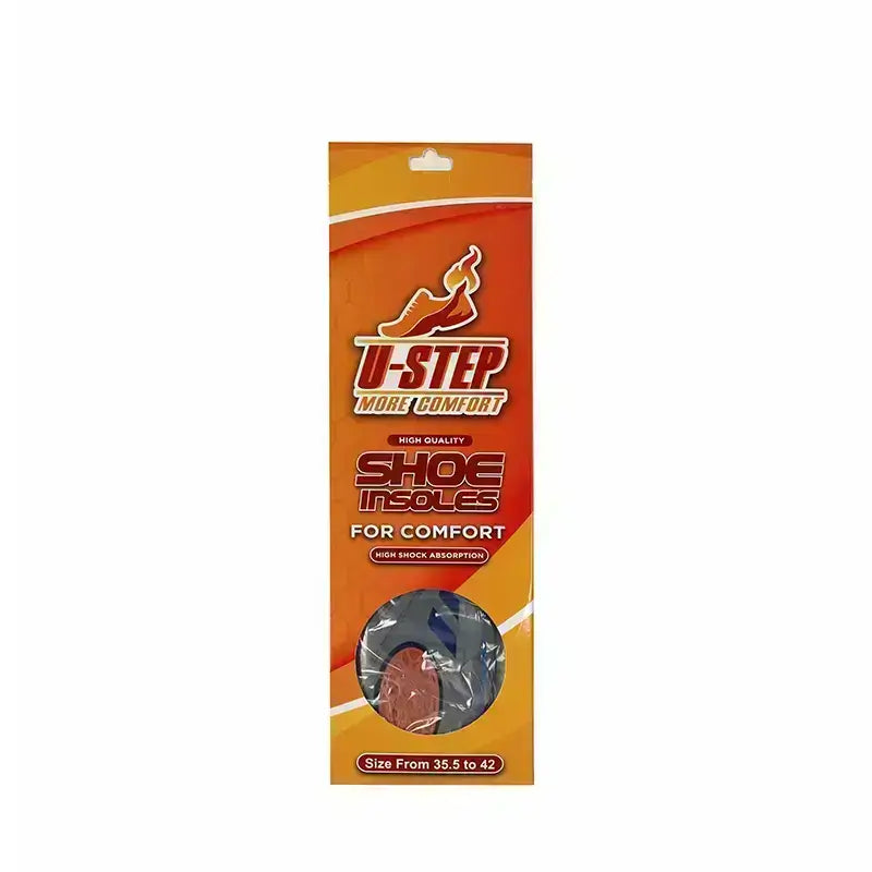 U-STEP Shoe Insoles For Comfort Size 35.5-42