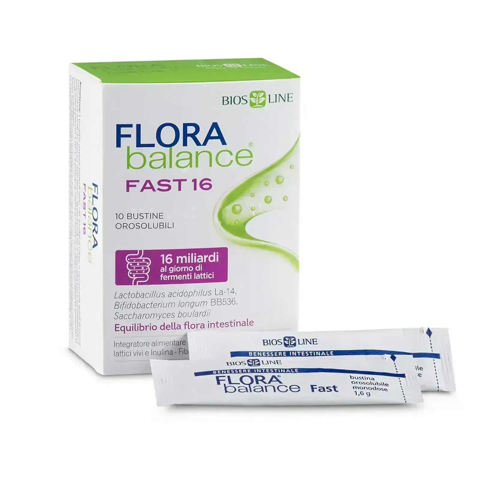 Flora Balance Fast 16 Billion 10 Sachets