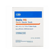 Stelix Sterile Gauze Swab 8Ply 7.5×7.5 cm 40'S