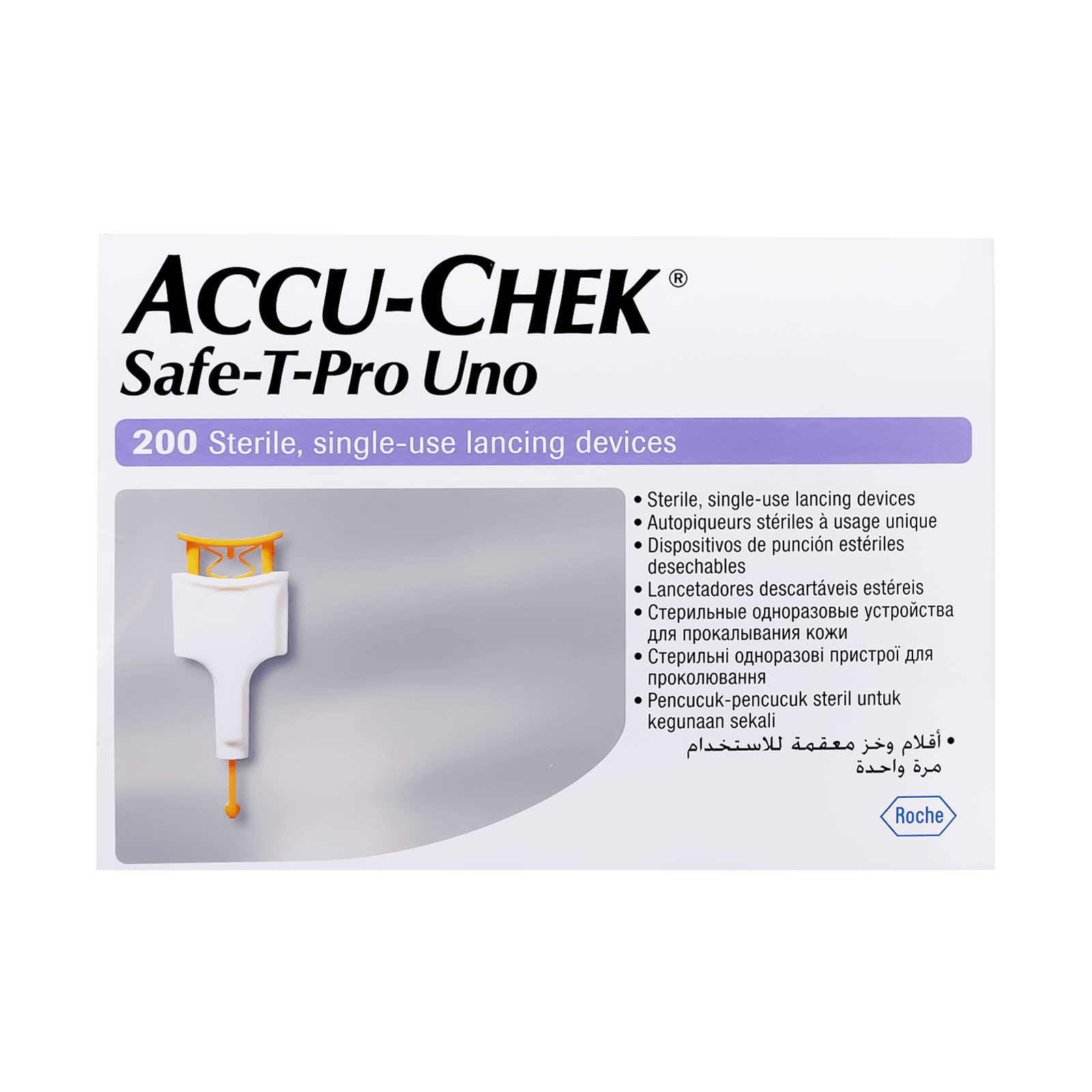 Accu Chek Safe-T Pro Uno Lancet 200'S For Sugar Test