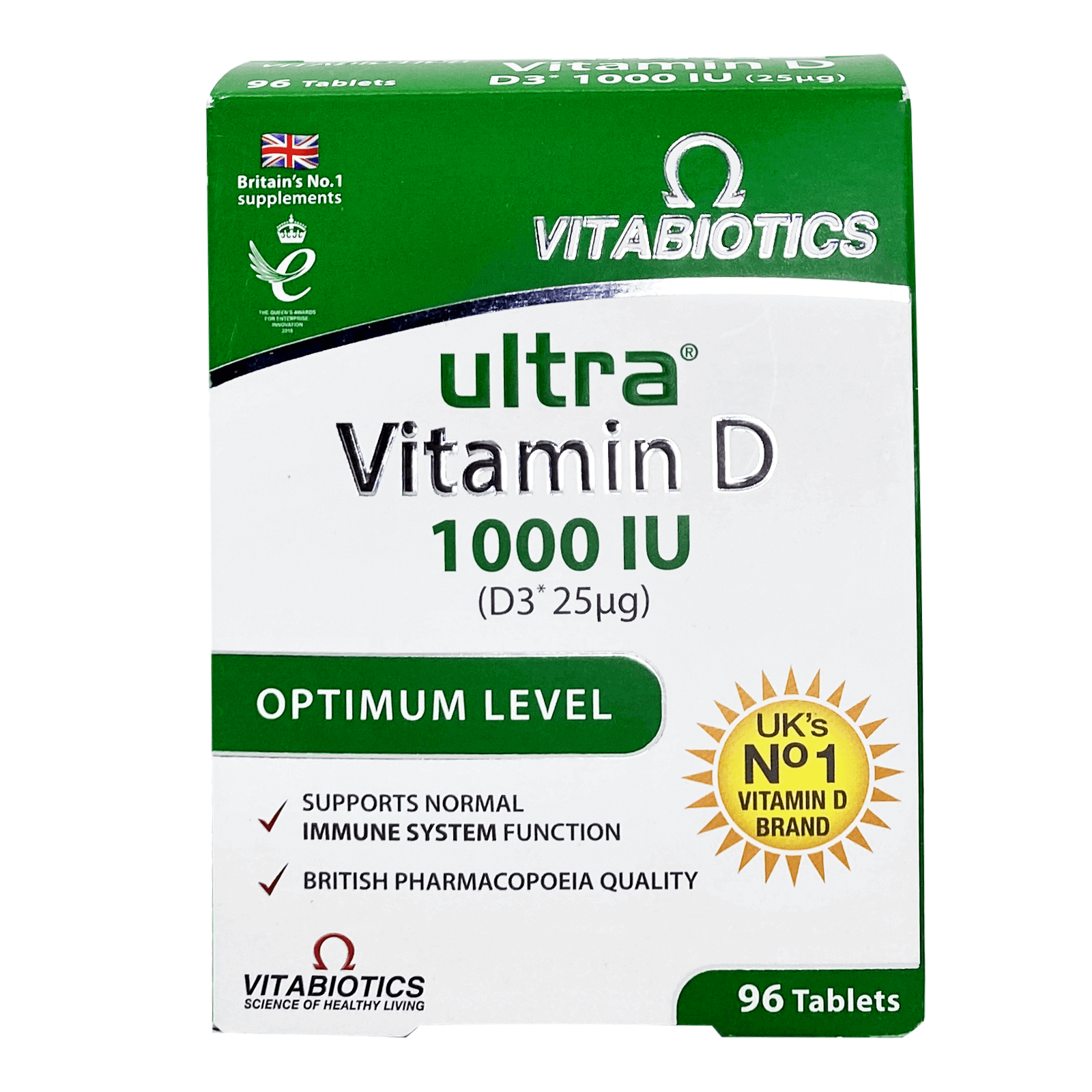 Ultra D3 Vitamin D3 1000 IU Tabs 96'S  for overall health