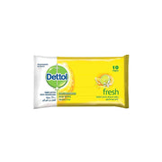 Dettol Fresh Antibacterial Wipes 10'S