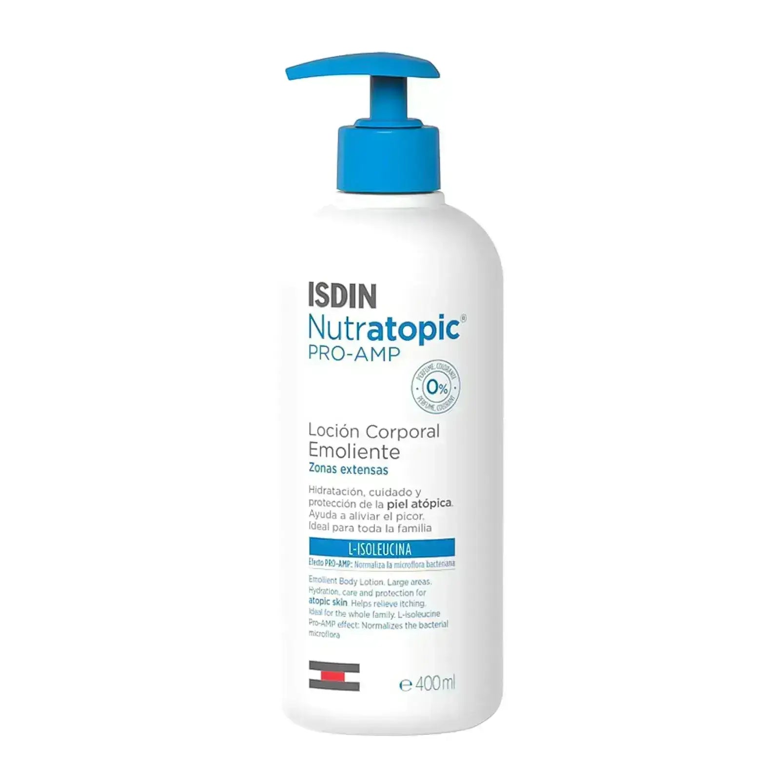 ISDIN NUTRATOPIC PRO-AMP LOTION that provides superficial and deep moisturisation