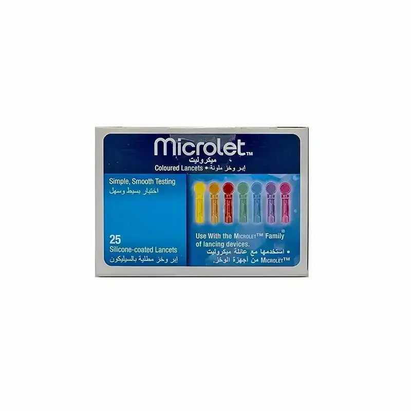 Ascensia Contour Microlet Lancets 25 Pcs Limited