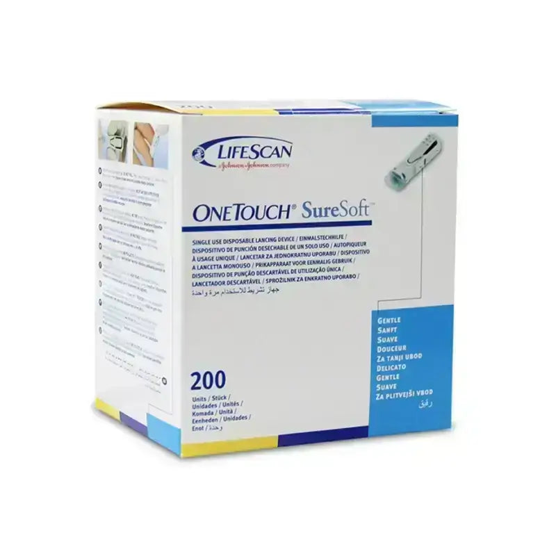 One Touch Sure Soft Lancet Gentle 200'S Limited