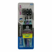 Oral B Ultra Thin Sensitive Black Toothbrush Extra Soft 2+1