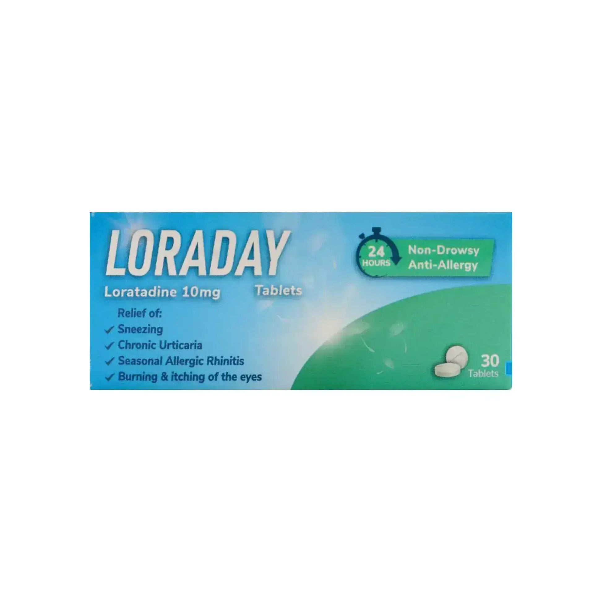 Loraday 10 mg 30 Tabs For Allergy
