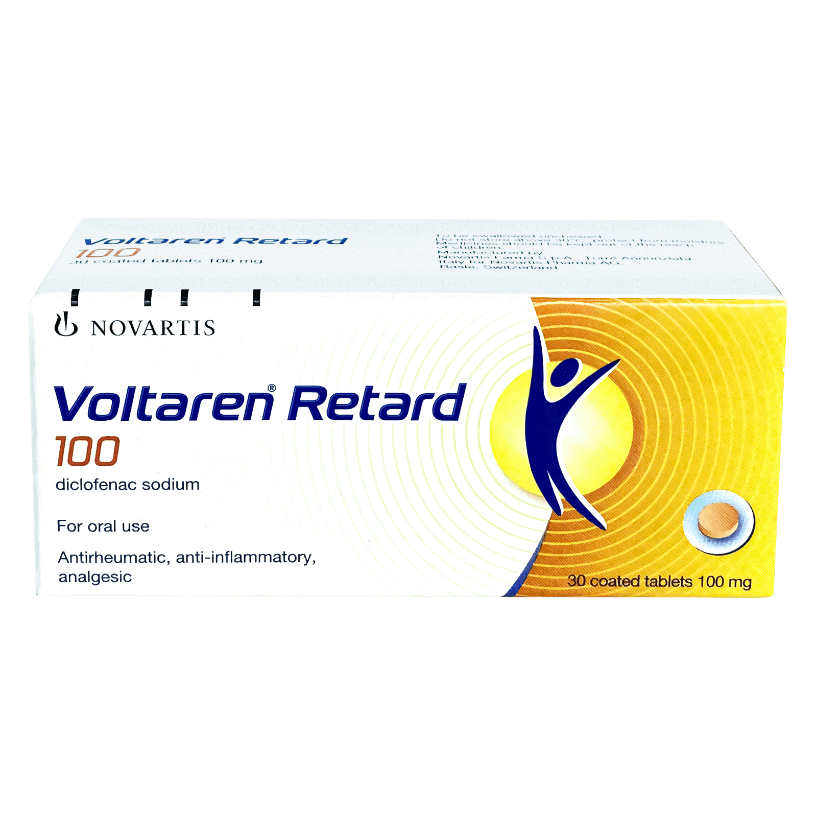 Voltaren Retard 100 mg 30 Tabs As Analgesic