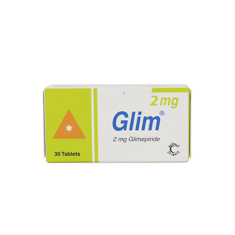 Glim 2 mg Tabs 30'S For Diabetes