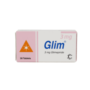 Glim 3 mg Tabs 30'S For Diabetes