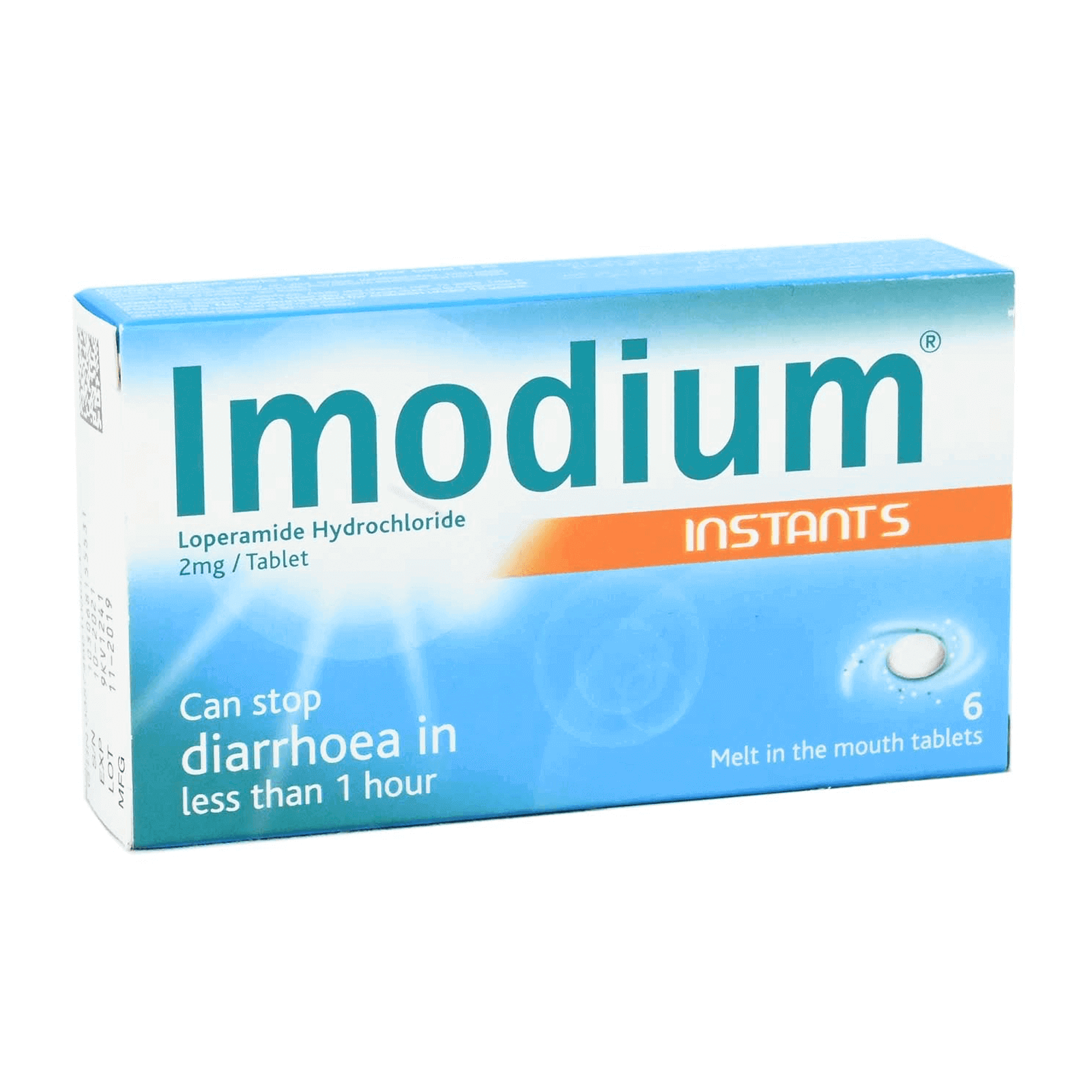 Imodium Instant 2 mg Tabs 6'S for Diarrhea
