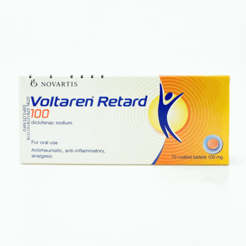 Voltaren Retard 100 mg 10 Tabs As Analgesic
