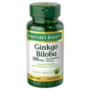 Natures Bounty Ginkgo Biloba 120 mg Caps 100'S 204544 For brain functions