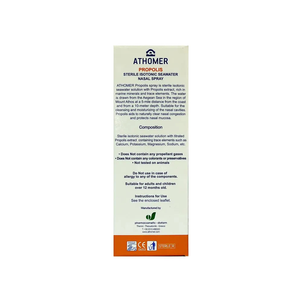 Athomer Isotonic Propolis Nasal Spray 150 ml