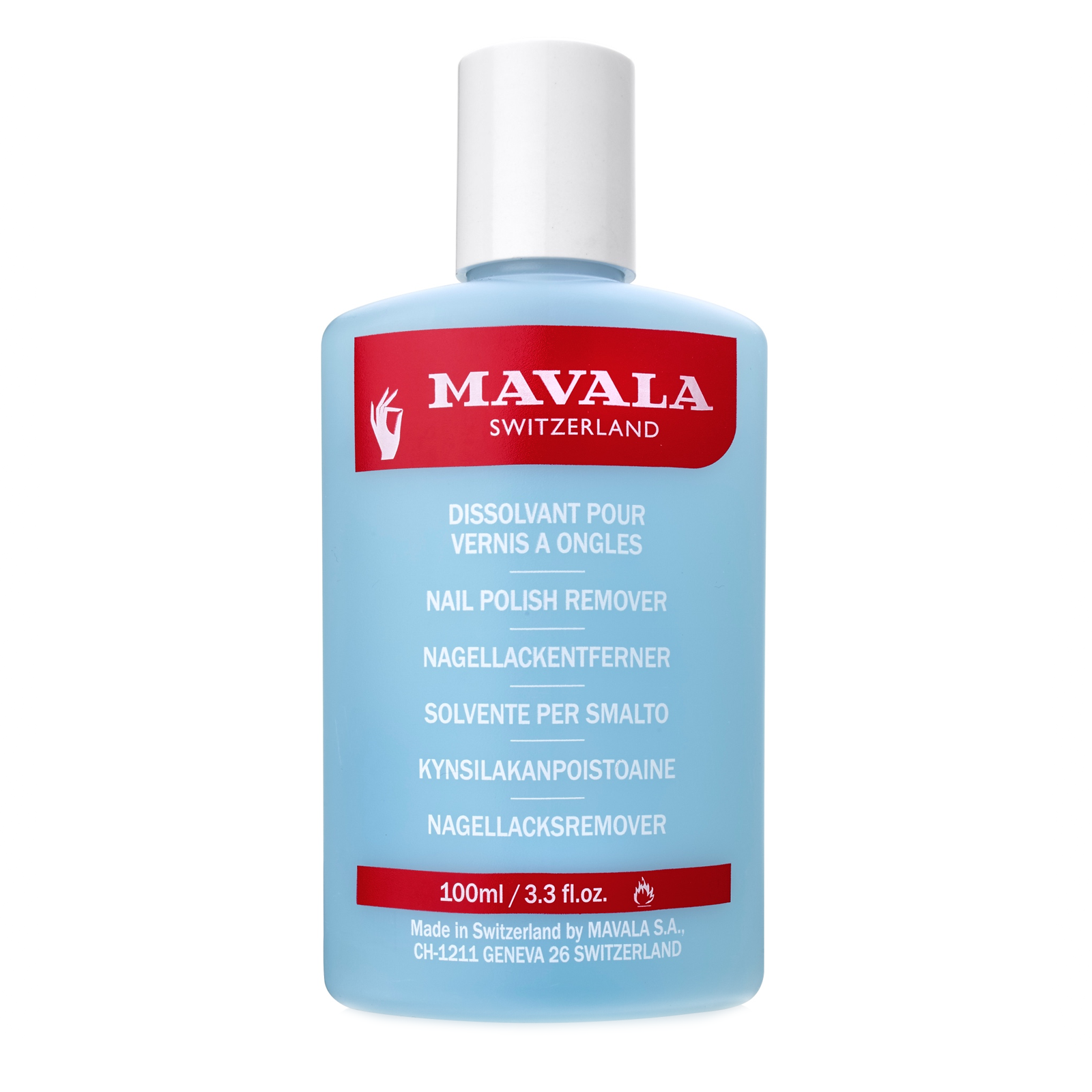 Mavala Nail Polish Remover Blue 100 mL