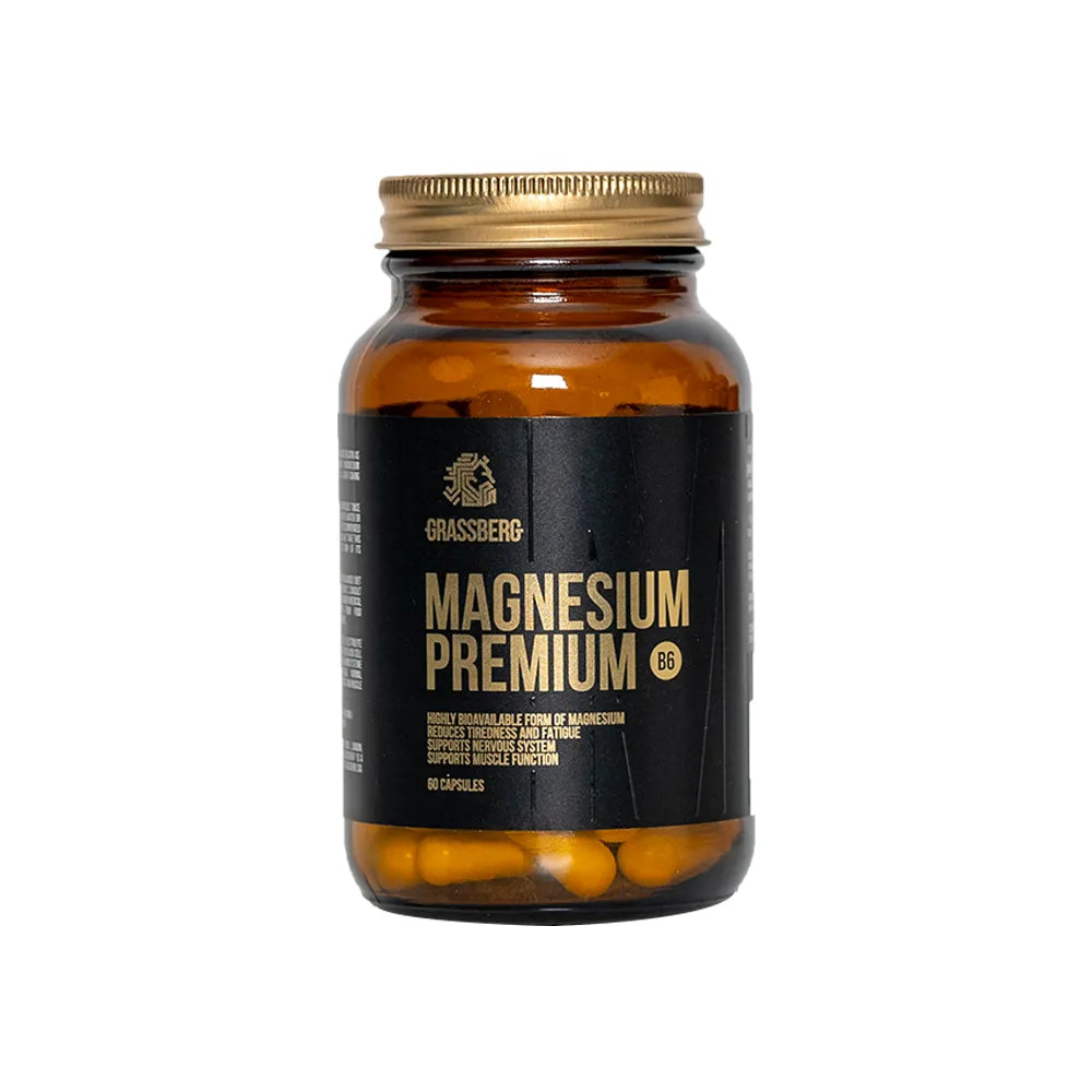 Grassberg Magnesium & B6 60 Caps