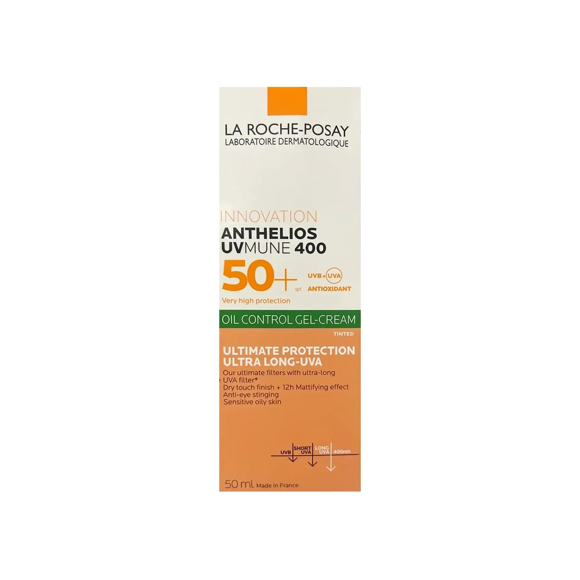 LA Roche Posay Anthelios UVmune SPF 50+ Tinted Oil Control Gel Cream 50 ml