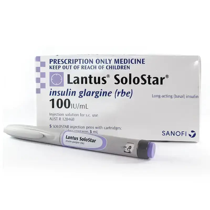 Lantus 100 IU/3 mL 5 injection For Diabetes