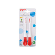 Pigeon Weaning Spoon Set +6 Months 2 Pcs
