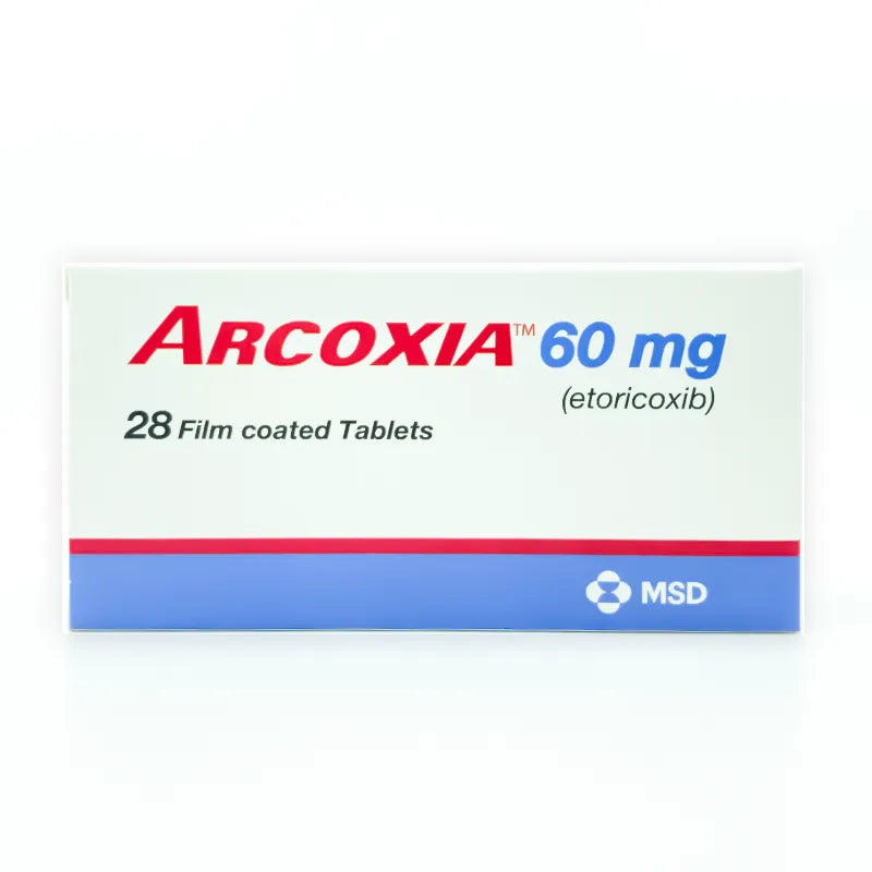 Arcoxia 60 mg 28 Tabs As Analgesic