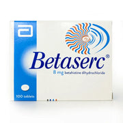 Betaserc 8 mg 100 Tabs For Otitis