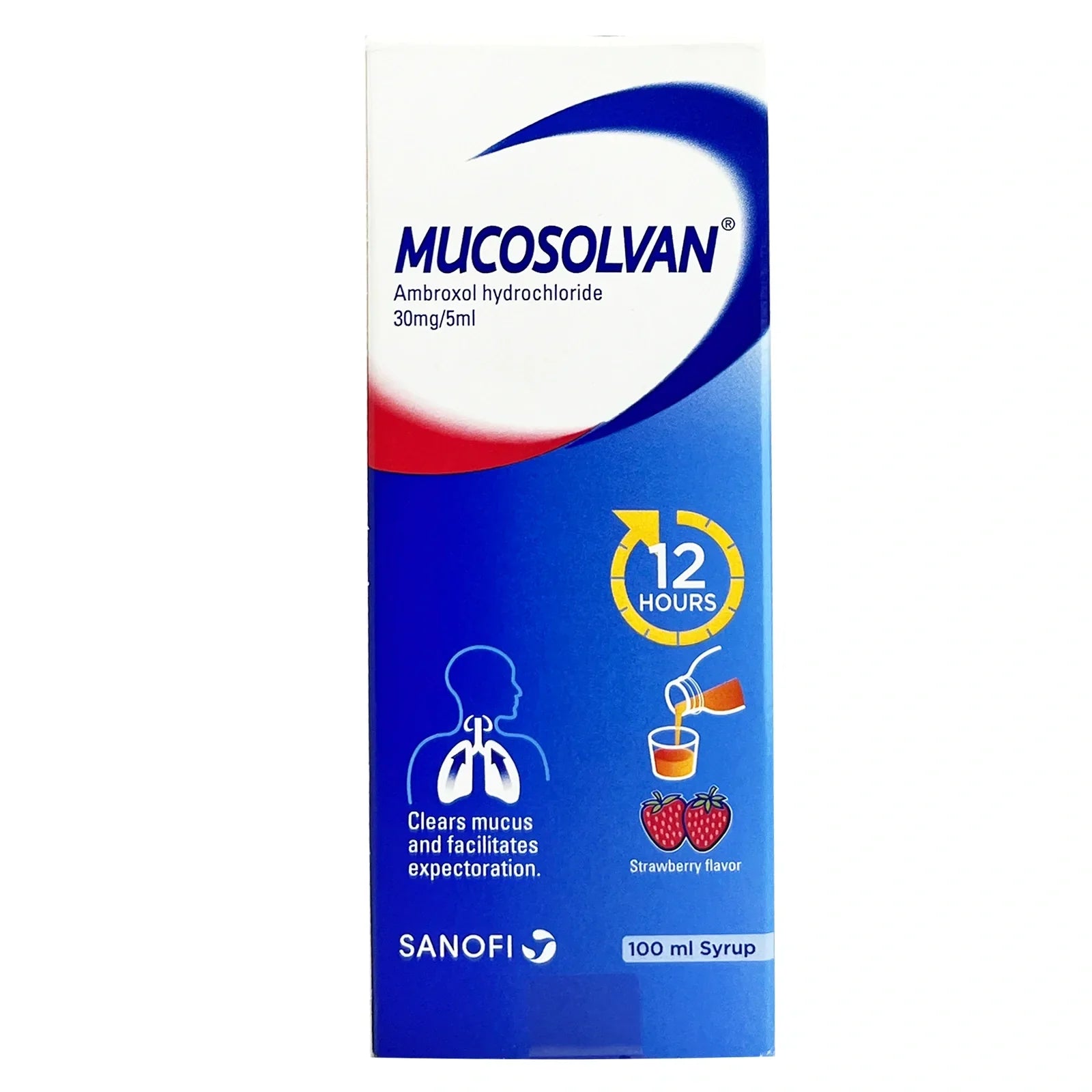 Mucosolvan Liquid 30 mg/5 mL 100 mL for cough