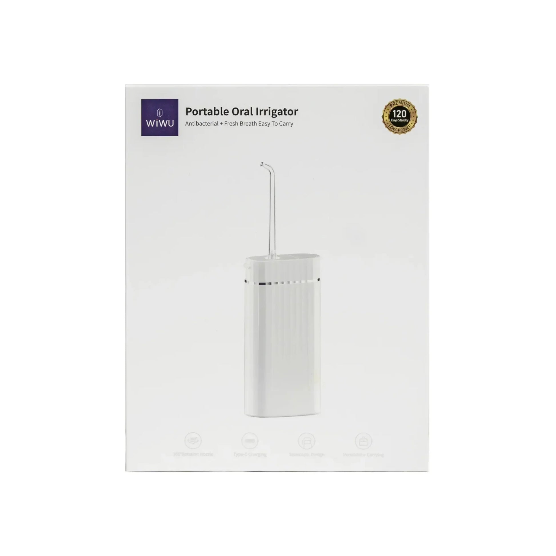 Wiwu Portable Oral Mini Water Flosser - White