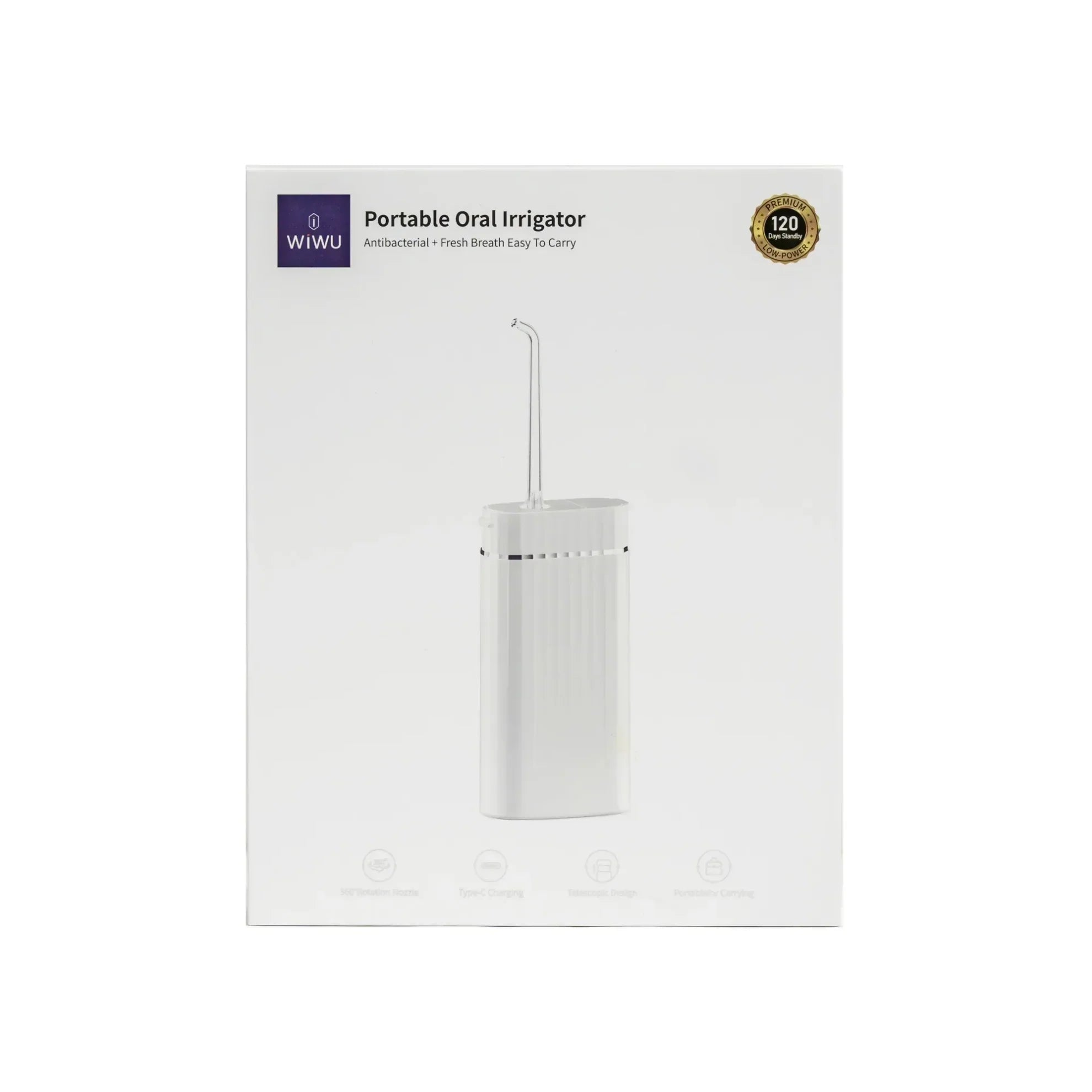 Wiwu Portable Oral Mini Water Flosser - White