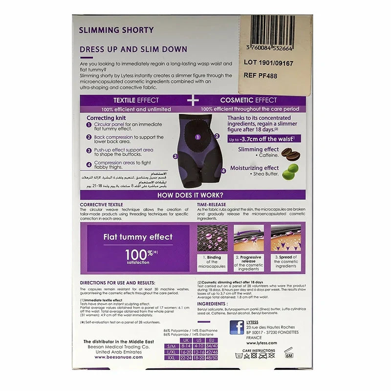 Lytess Corrective Slimming Shorty Black L/XL