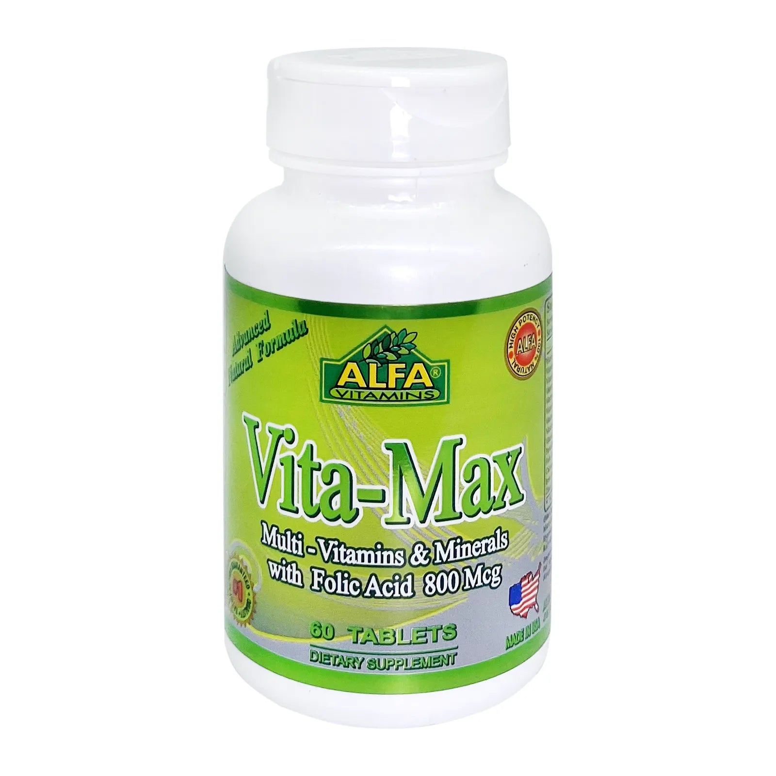 Alfa Vitamins Vita Max 60 Tabs