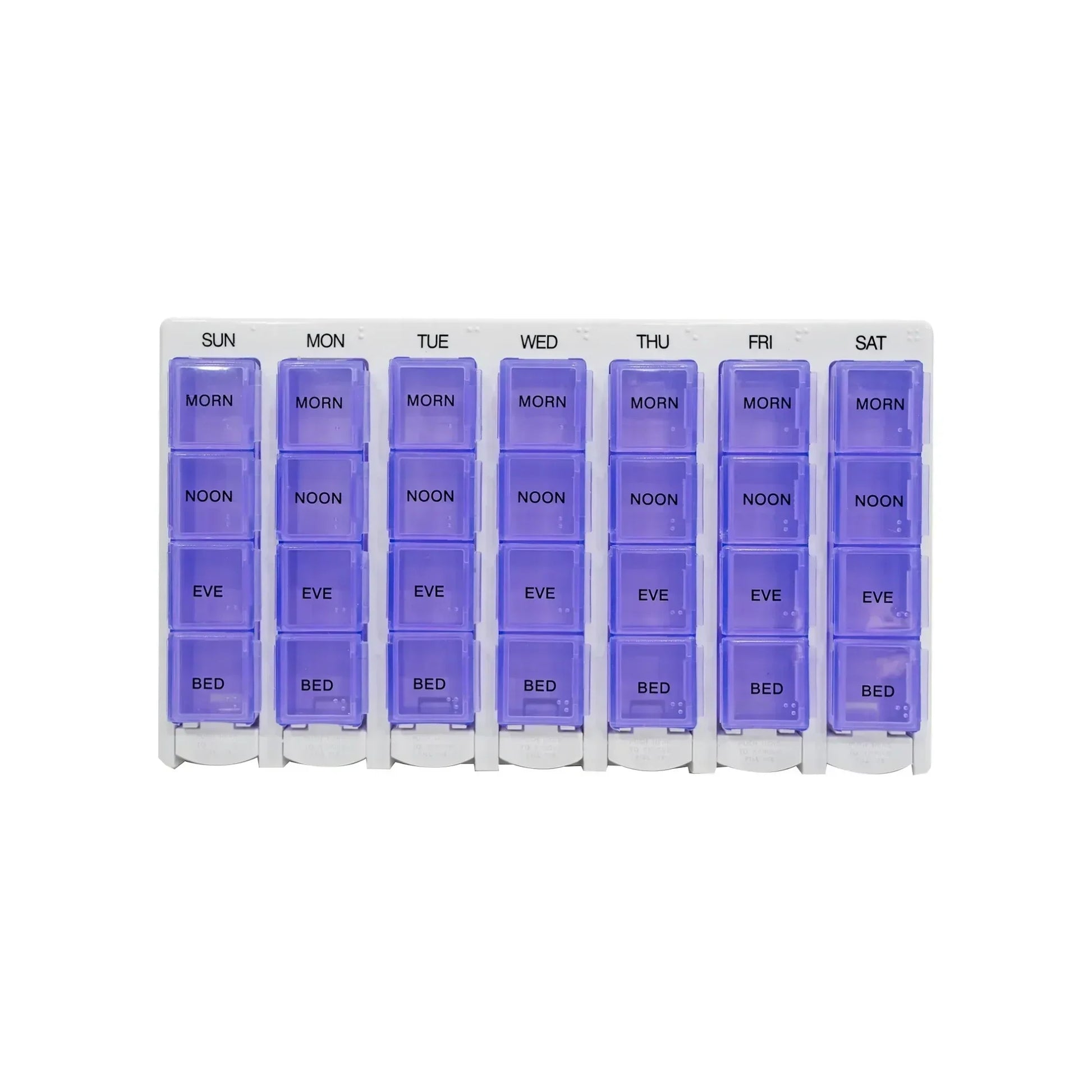 Care Well Weekly Four Times A-Day Pill Box