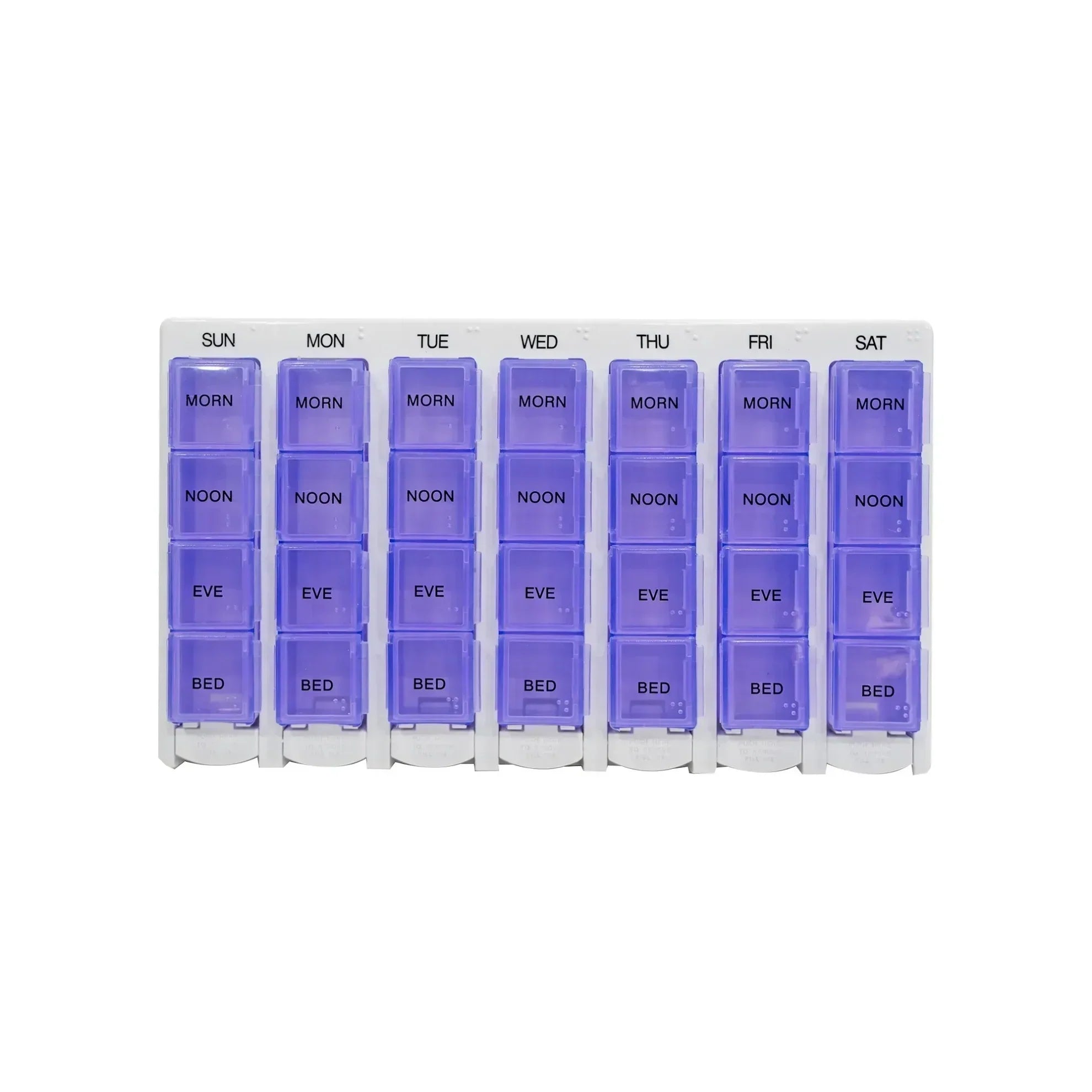 Care Well Weekly Four Times A-Day Pill Box