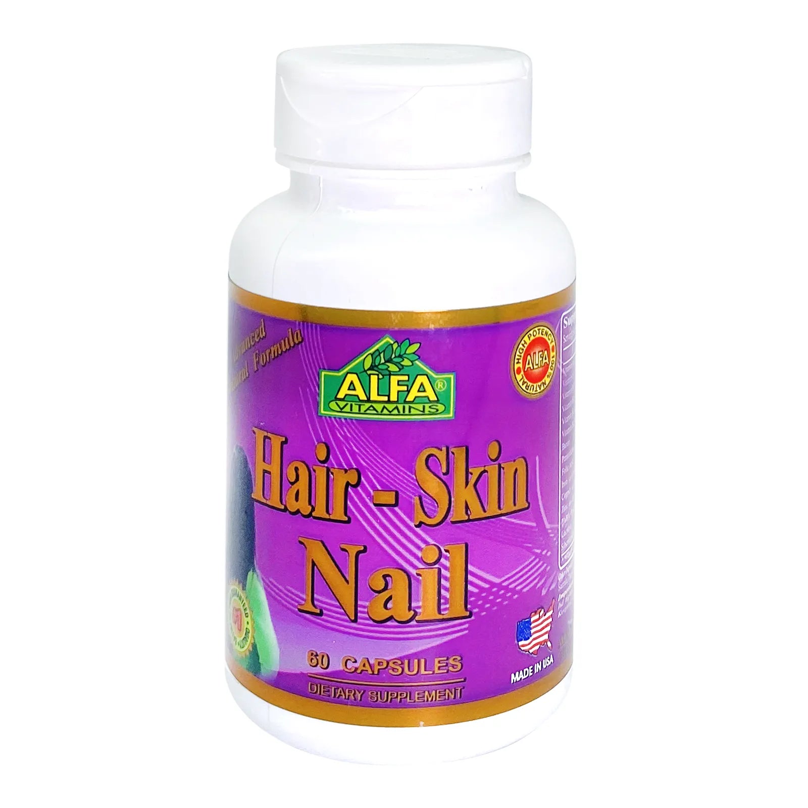 Alfa Vitamins Hair, Skin, Nail 60 Caps
