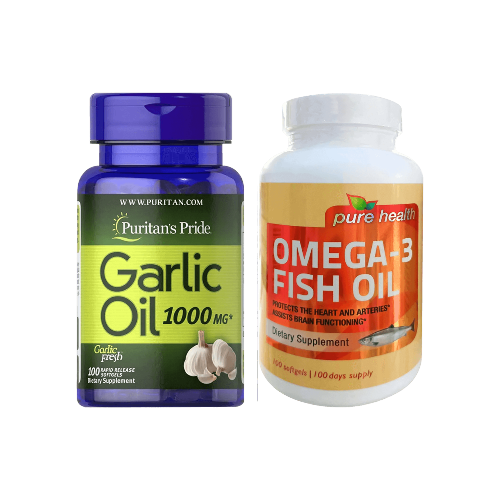 package P.Pride Garlic Oil + Pure H Omega 3