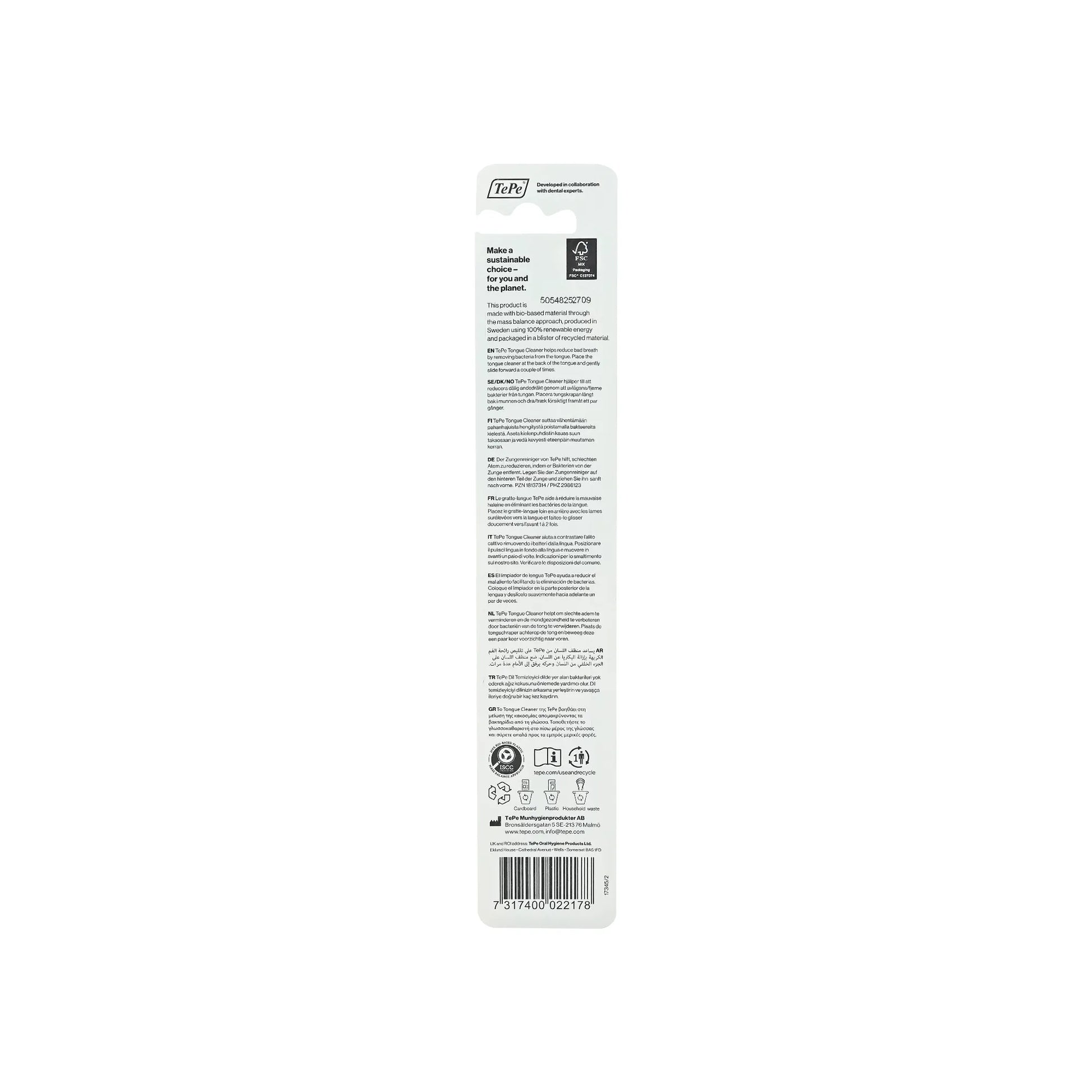 Tepe Tongue Cleaner 1 Pc 17345/2