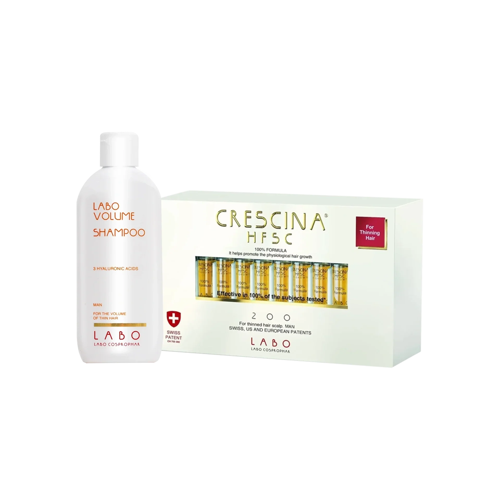 Crescina Hair Growth and Density Man 200 Package