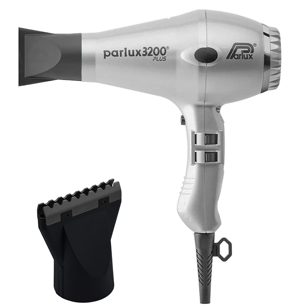Parlux - Hair Dryer - Twinturbo - Made In Italy - Model# 3200 - Silver