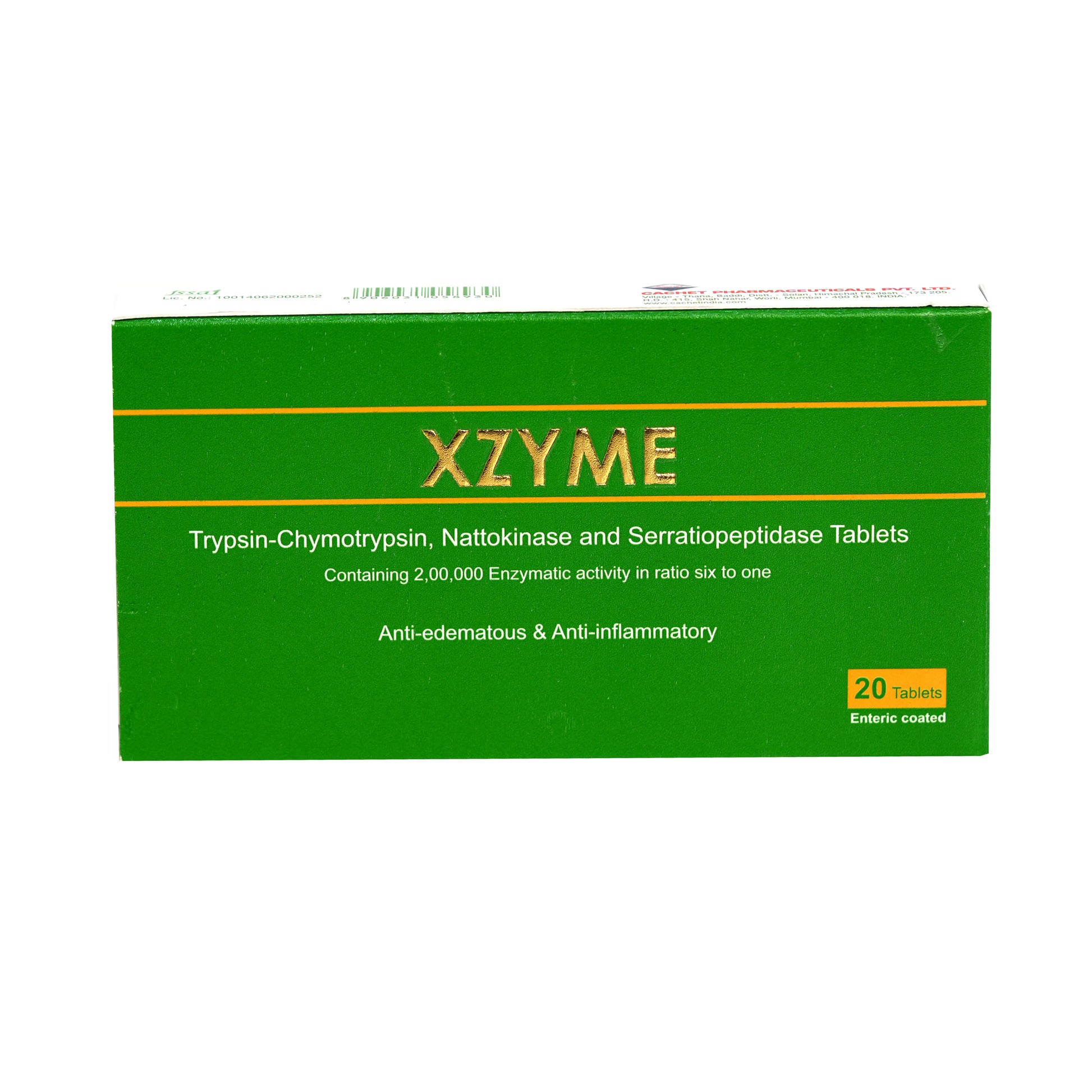 Xzyme 20 Tablets