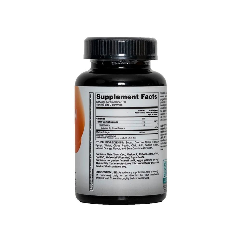 Livs Collagen 100 mg with Orange Flavor 60 Gummies