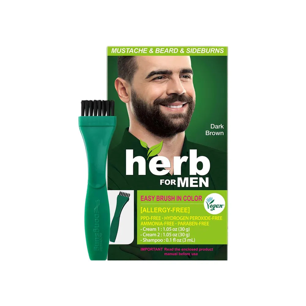 Herb For Men Beard Dye Dark Brown