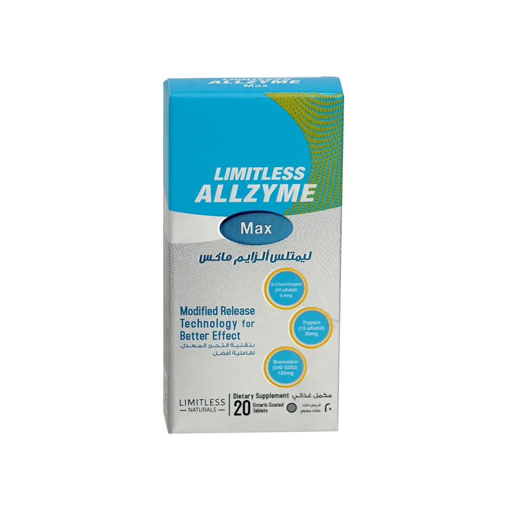 Limitless Allzyme Max 20Tab