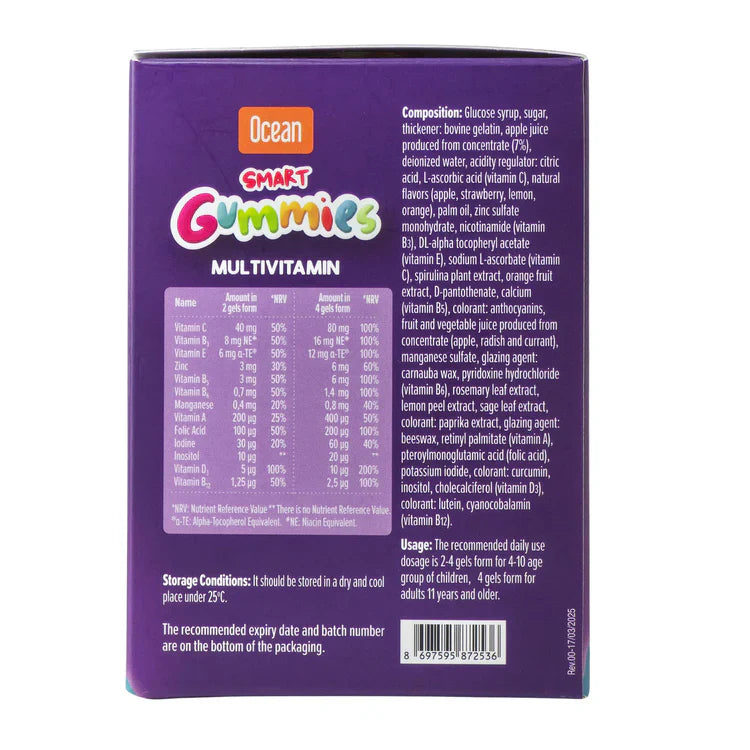 Orzax Ocean Smart Gummies Multivitamin (64 pieces)