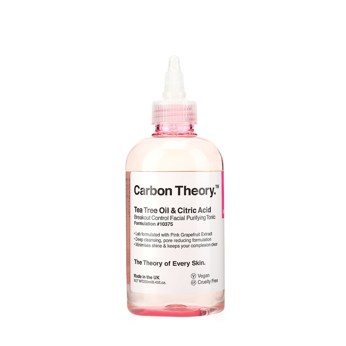 Carbon Theory Tea Tree Oil & Citric Acid Breakout Control Facial Purifying Tonic