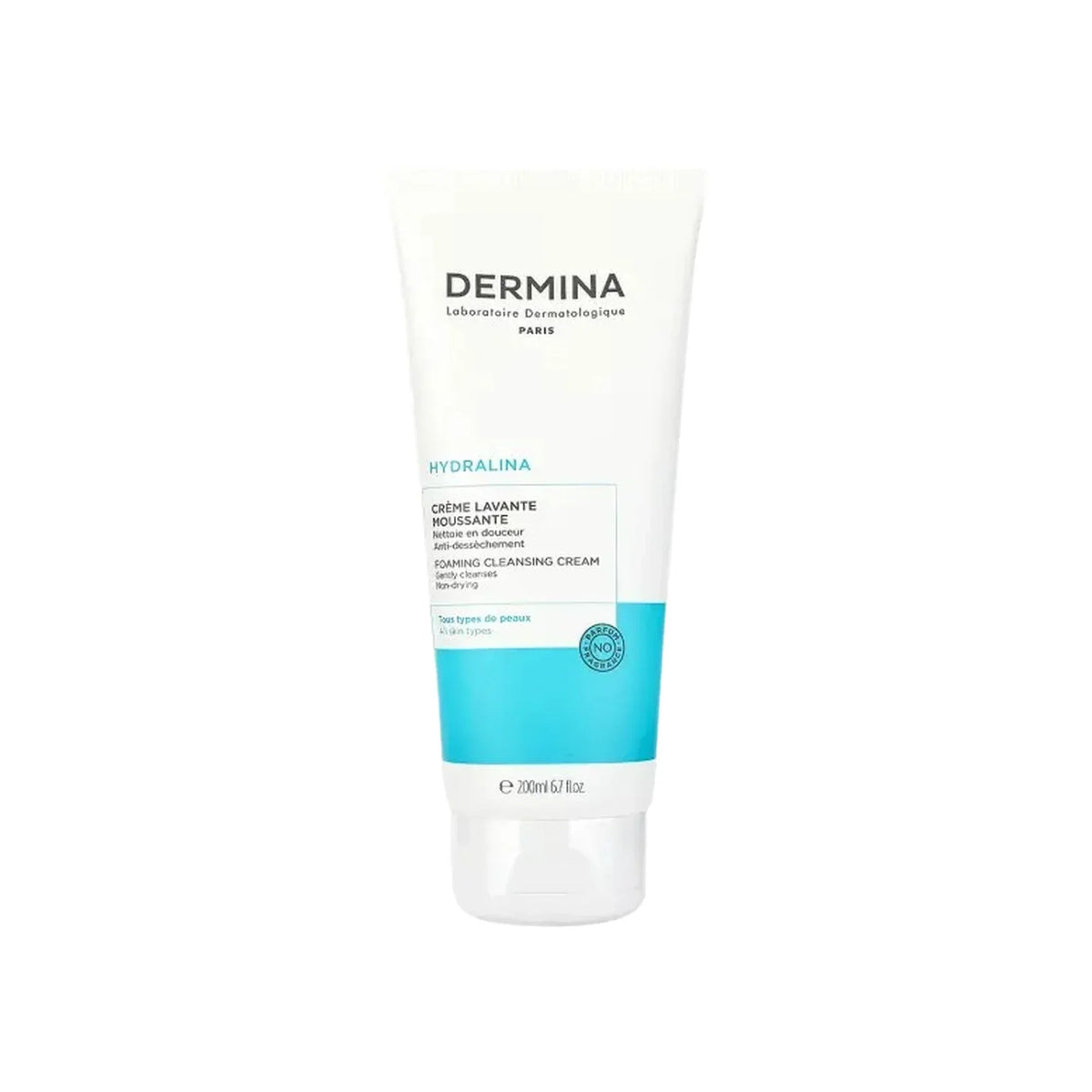 Dermina Hydralina Foaming Cleansing Cream 200ml
